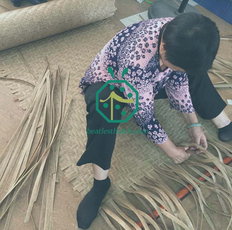 Weaving of Plastic Rattan Cane Webbing