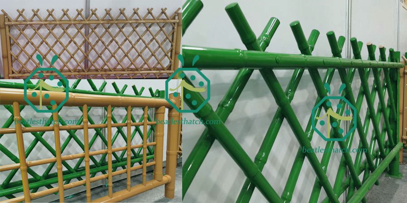 Bastoncini di bambù in acciaio inossidabile per la decorazione del balcone di casa