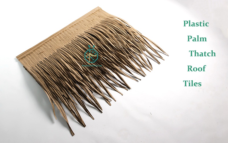 Synthetic palm thatch roof from China manufacturer