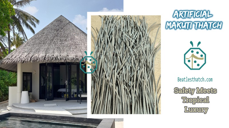Artificial makuti thatch roofing for Kenya house construction Artificial makuti thatch roofing for Kenya house construction