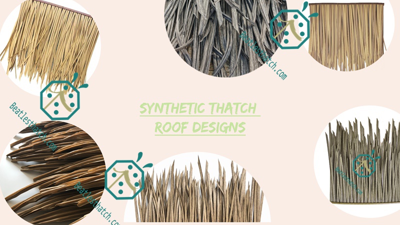 Synthetic thatch roofing materials in China for your design of your landscape project