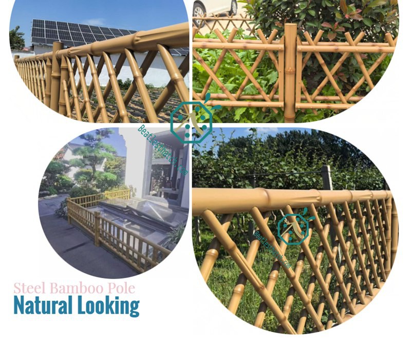 Iron Bamboo Poles