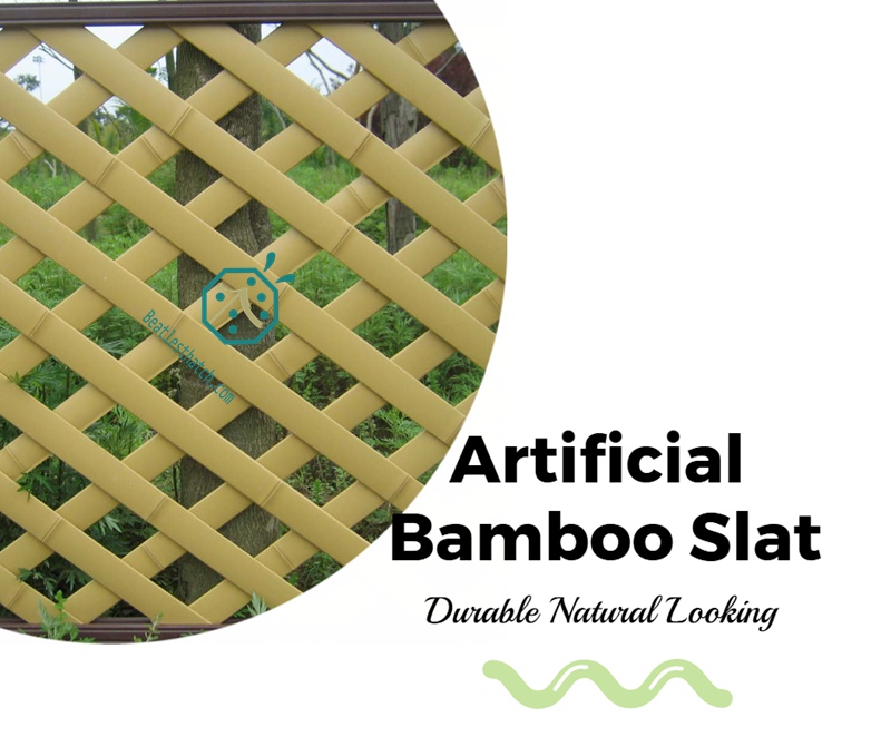 Plastic bamboo slats