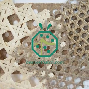 stuoia di plastica tessuta di bambù dell'India
