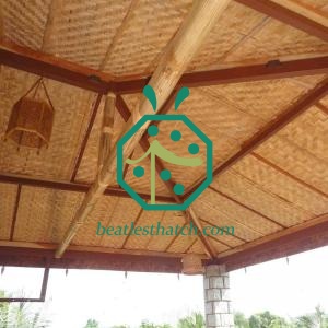 Outdoor Patio Synthetic Bamboo Ceiling Cover Materials