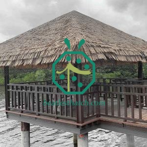 Long Lifespan Gazebo Hut Artificial Thatch Roof Nigeria