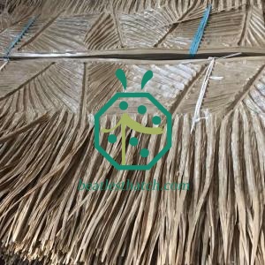 tetto in paglia sintetica ignifuga di palma nipa per bungalow
