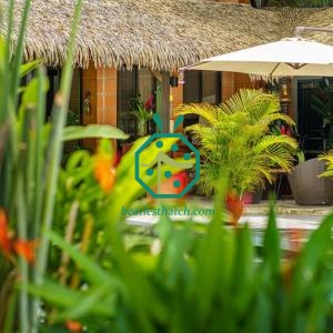 Synthetic Palapa Thatch Roof