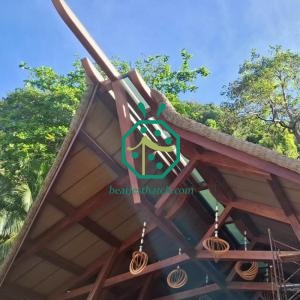 Synthetic palapa thatch roof