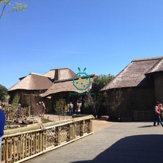 Fire-Rated African Reed Thatch Roof for Gazebos