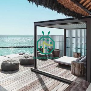 Synthetic Raffia Thatched Roofs Covering For Presidential Water Villa
