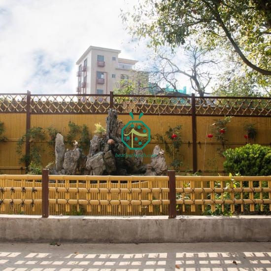 Synthetic bamboo fence ideas