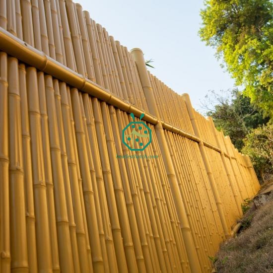Artificial garden bamboo fence designs for landscape construction