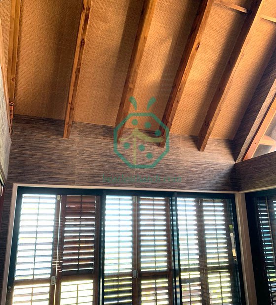 stuoia tessuta bambù artificiale Per progetto di decorazione del soffitto in Fiji