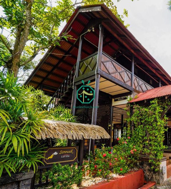 tetto in paglia di palma sintetica Per malesia villa resort