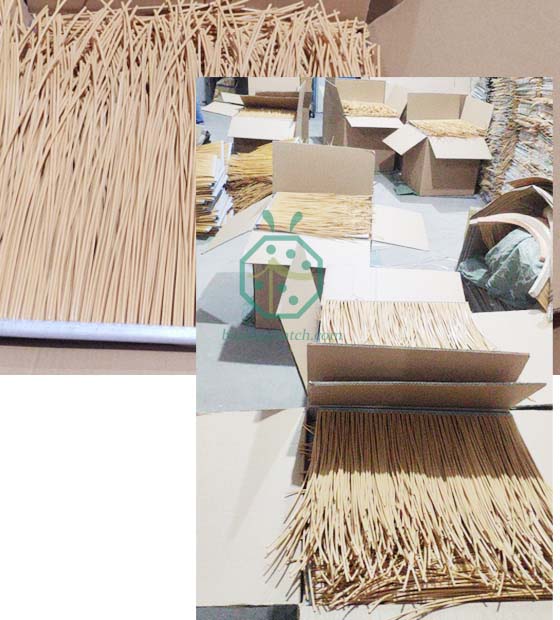 produzione di paglia di paglia sintetica ignifuga per distributore filippine