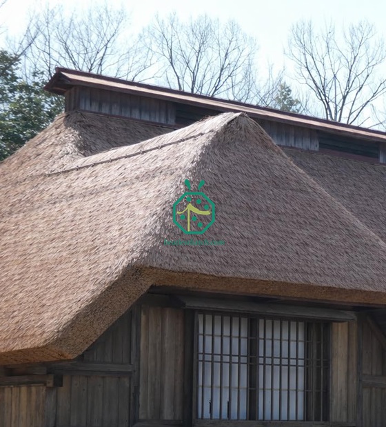 Copertura in paglia sintetica per il progetto Nagoya Little World.