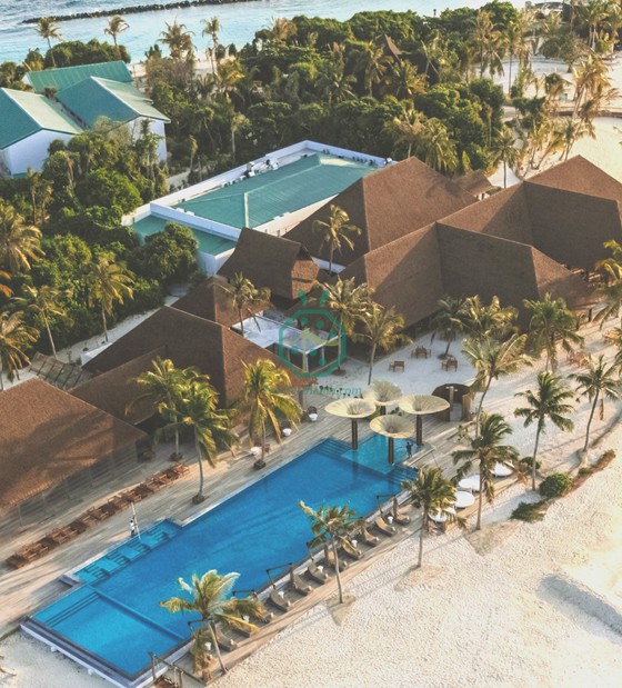 Lusso tropicale alle Maldive: progetto di paglia sintetica Kajan di alta qualità