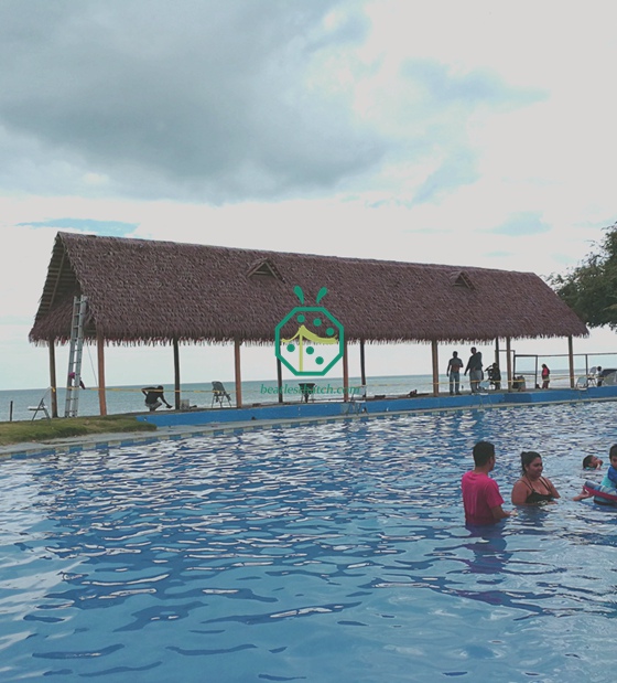 tetto in paglia sintetica per piscina panama beach