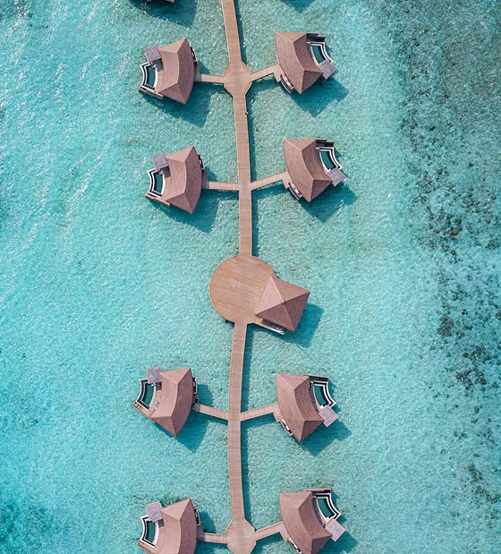 fantastico design di hotel di prima classe Per maldive intercontinentali Maamunagau ricorrere