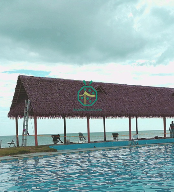 tetto in paglia sintetica per piscina panama beach